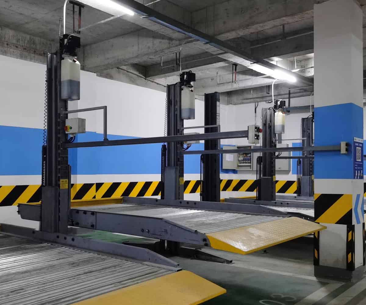 云南省兩柱機(jī)械停車(chē)位安裝