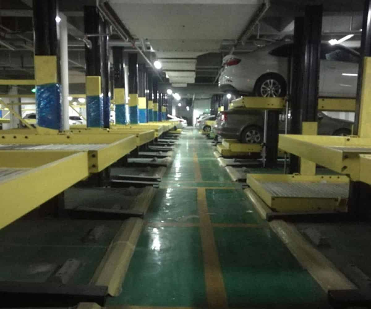 雙柱機(jī)械停車(chē)庫(kù)安裝