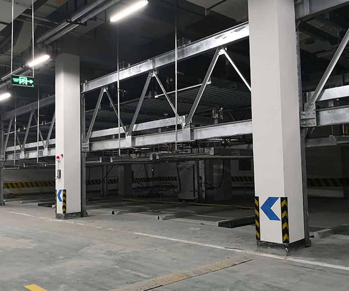 獨(dú)山縣雙層升降橫移停車立體車庫改造