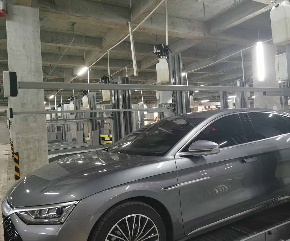 水城縣四柱簡易升降機械式停車庫拆除