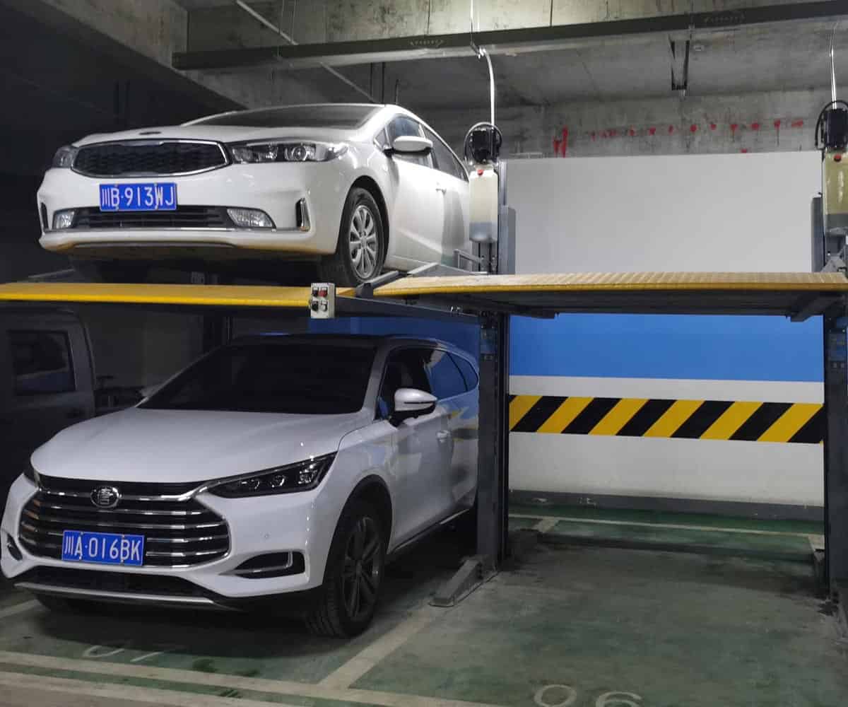 雙柱簡易升降類立體車庫停車設(shè)備租用.jpg