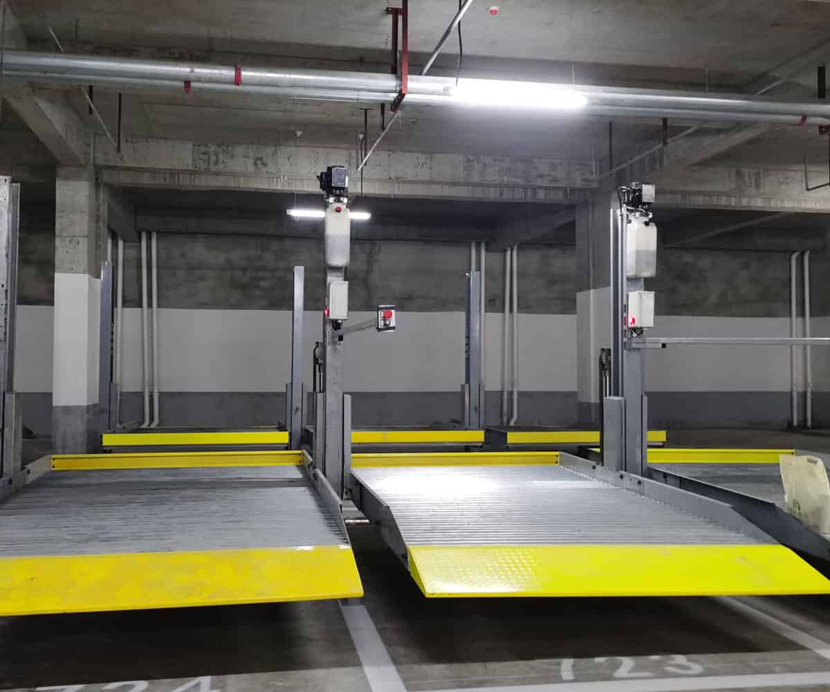 雙層升降式立體車庫停車設備出租.jpg