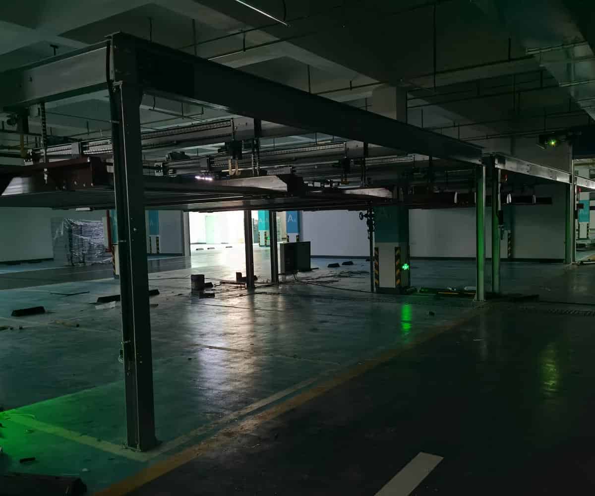 雷山縣地下室2層簡易升降機(jī)械式停車庫