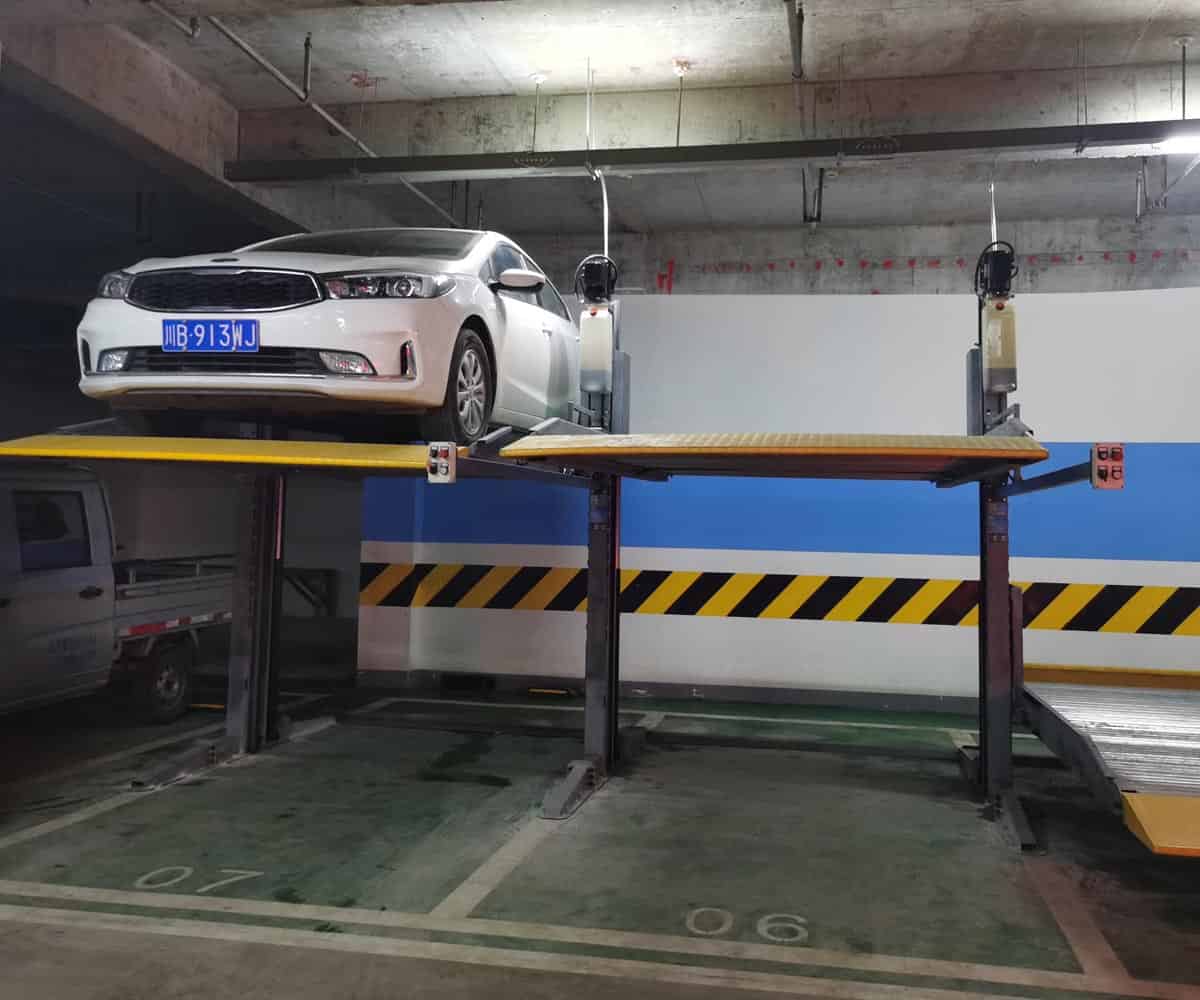 陜西省小區(qū)家用簡易式機械式立體停車設(shè)備