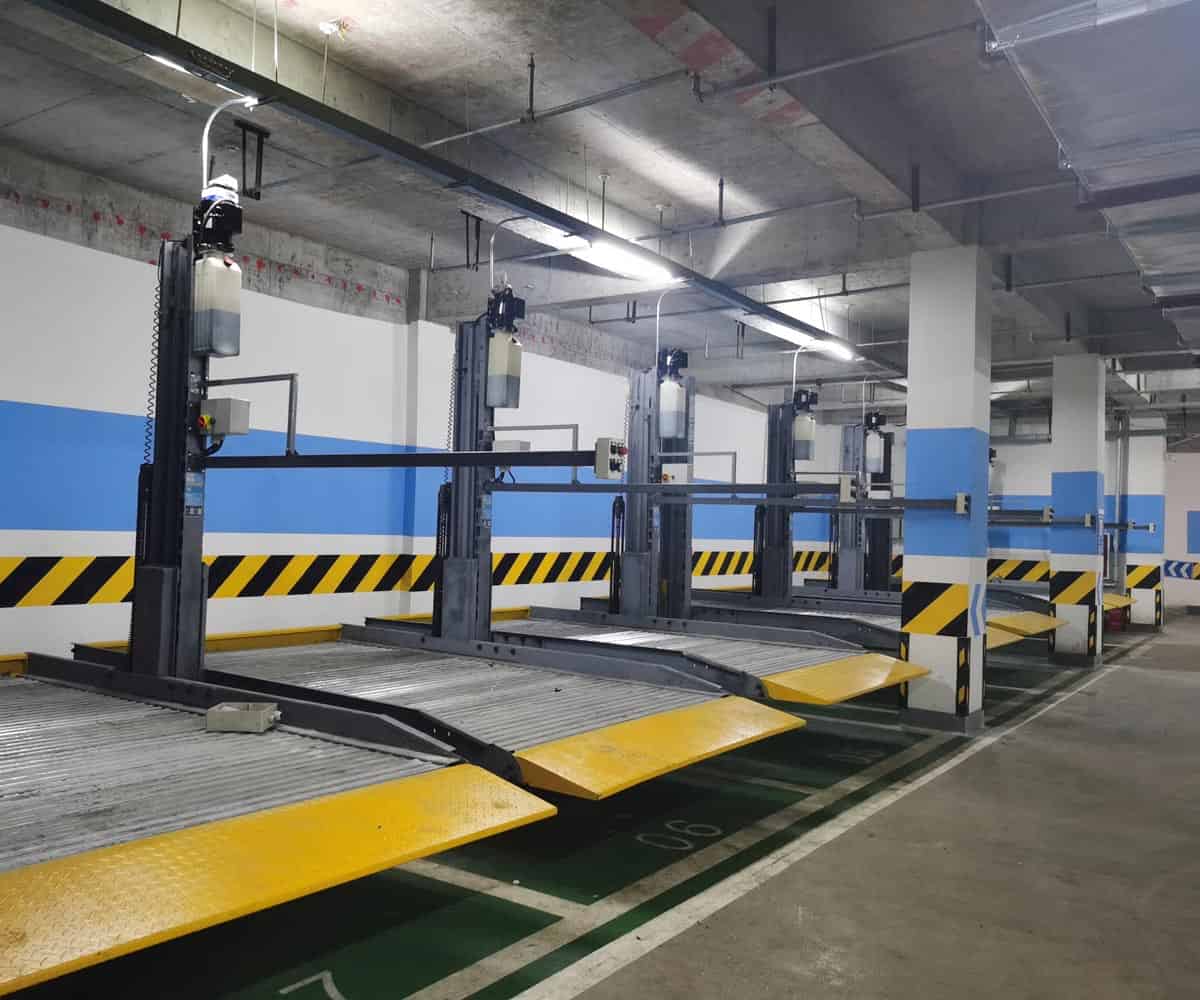 水城縣小區(qū)家用升降式機械式立體車庫