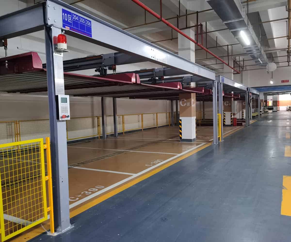 福泉市地下室四柱機(jī)械式停車設(shè)備